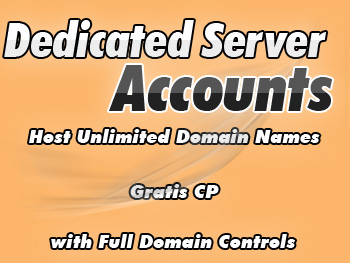 Modestly priced dedicated web hosting service